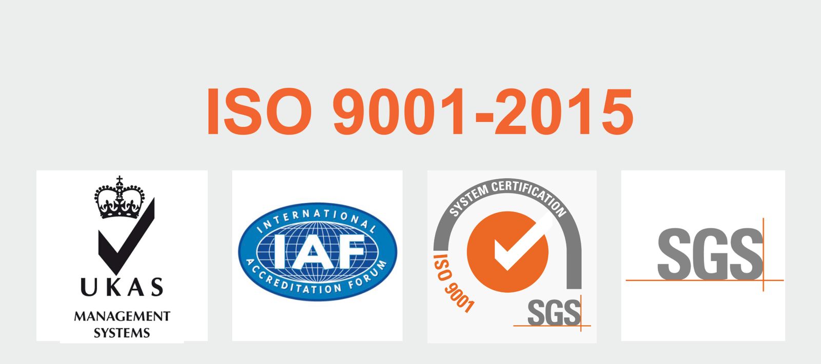 ISO 9001:2015 certification